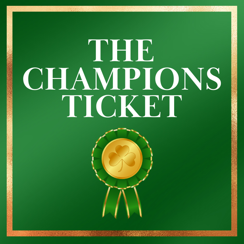 THE CHAMPION'S TICKET - 300 🎟️ + 1,000,000 Bonus (10 Digital Posters)