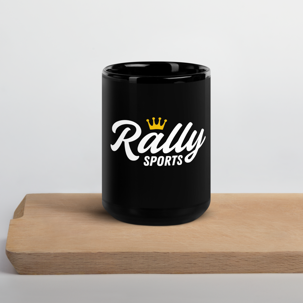 Rally Sports Black Mug